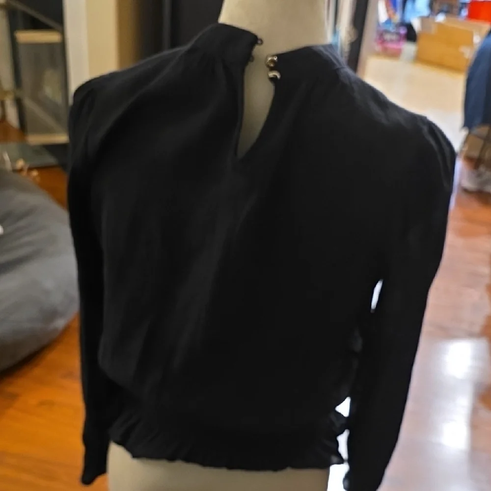 Sweet Wanderer Black Lace Blouse - Picture 3 of 5